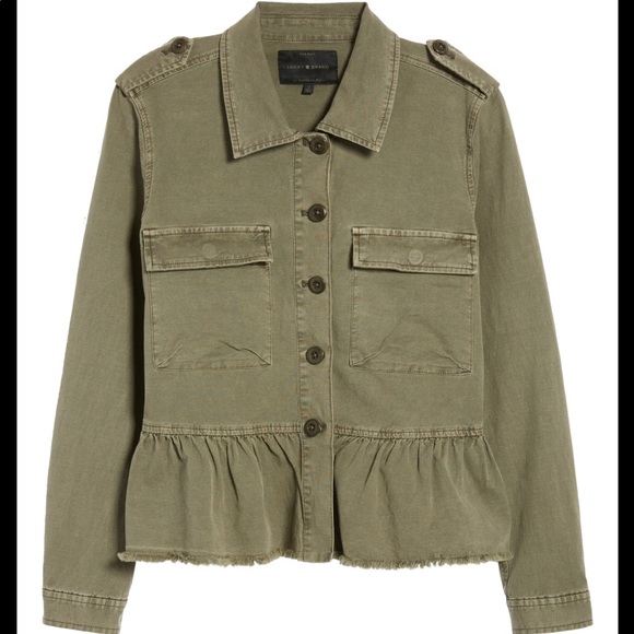 lucky brand utility jacket black